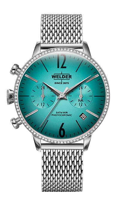 Changing moods, changing colour of glass: Welder Moody Watch with 